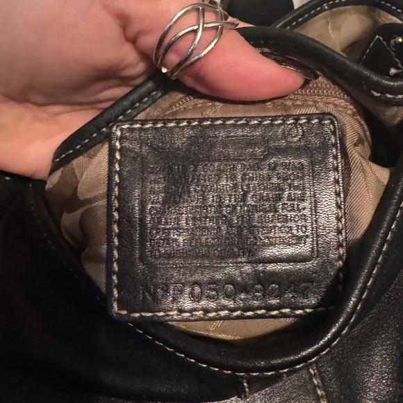 SOLD Coach Mini SoHo - black leather, EUC - Picture 8 of 8